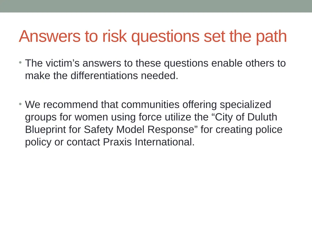 Why do so many battered women find themselves in - slide 21 of 29
