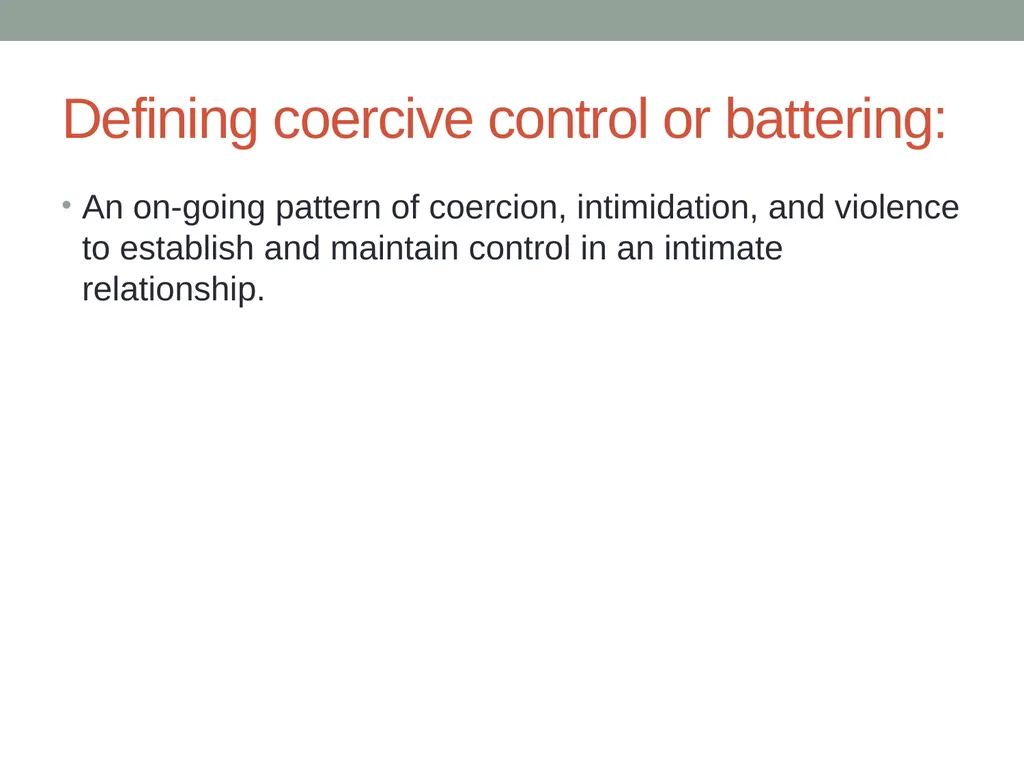 Why do so many battered women find themselves in - slide 10 of 29