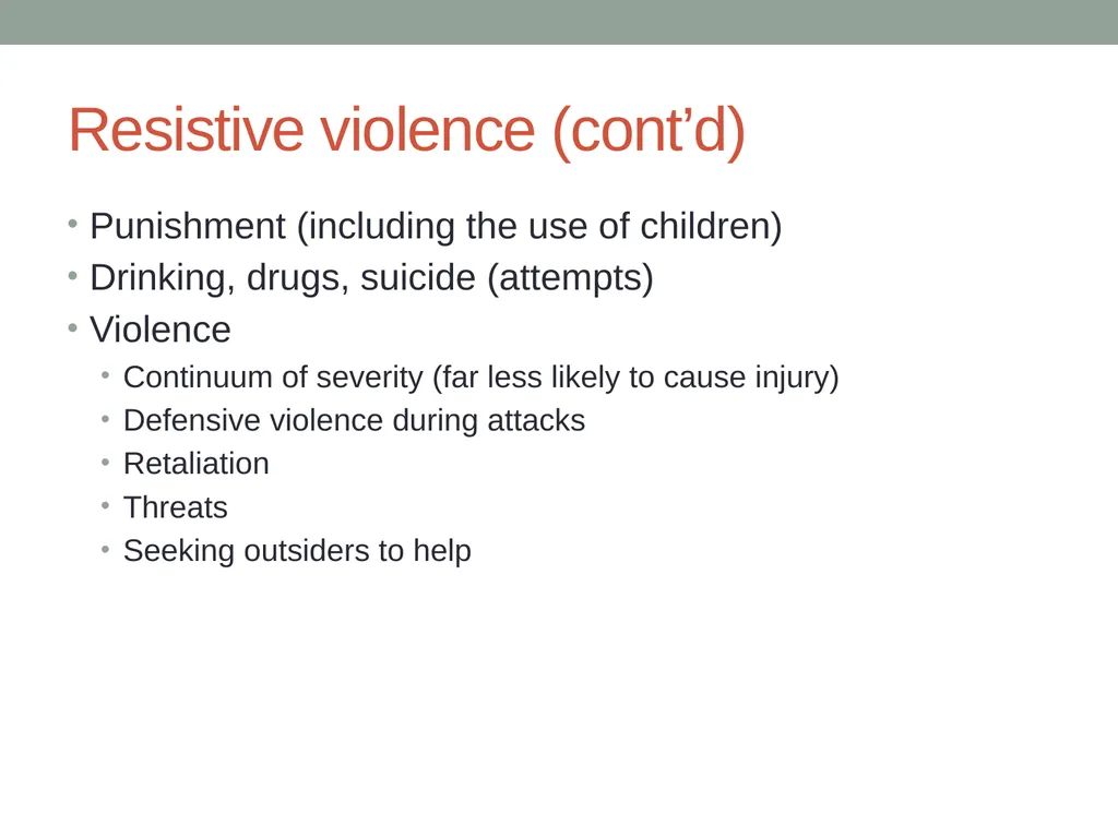 Why do so many battered women find themselves in - slide 15 of 29