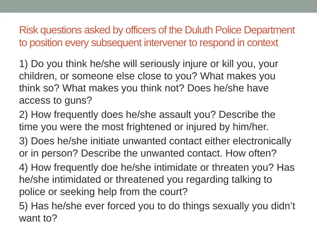 Why do so many battered women find themselves in - slide 20 of 29