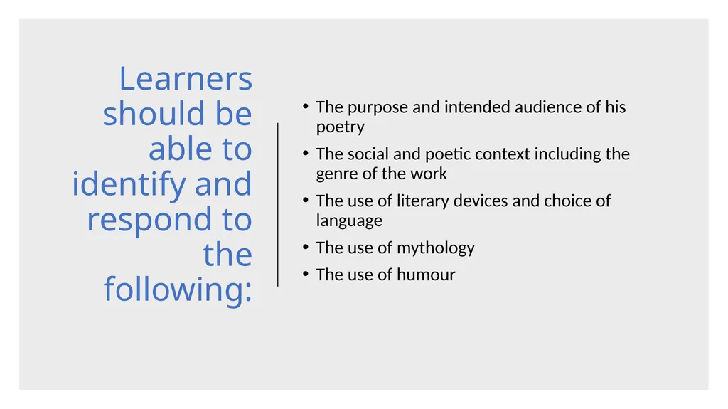 Love and Relationships Teaching humour in Ovid Ars - slide 2 of 13