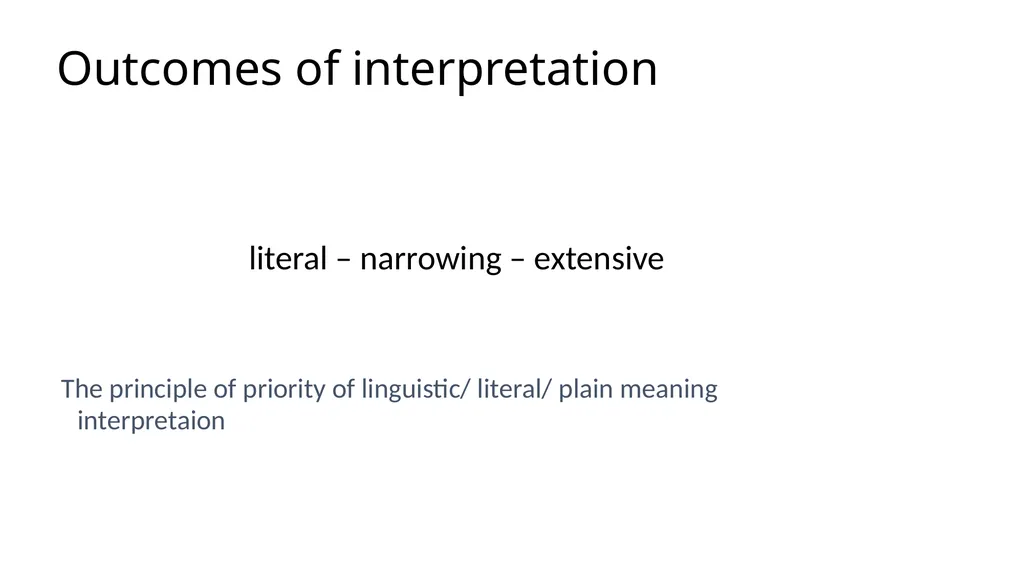 Legal Language Statutory interpretation Maciej - slide 11 of 18