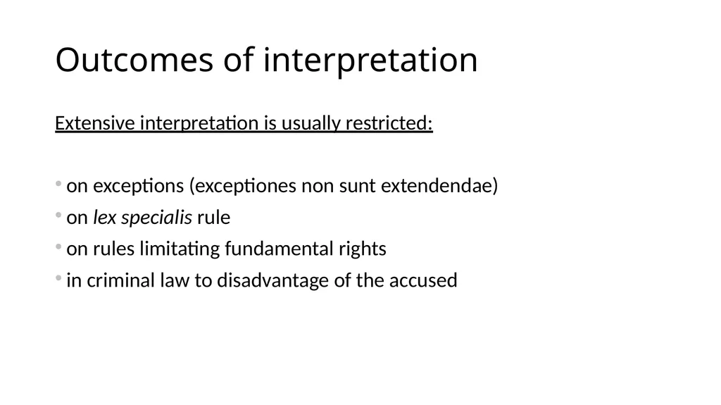 Legal Language Statutory interpretation Maciej - slide 12 of 18