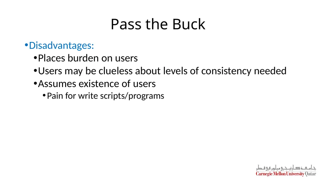 Distributed Systems CS 15-440 Caching – Part II - slide 35 of 38