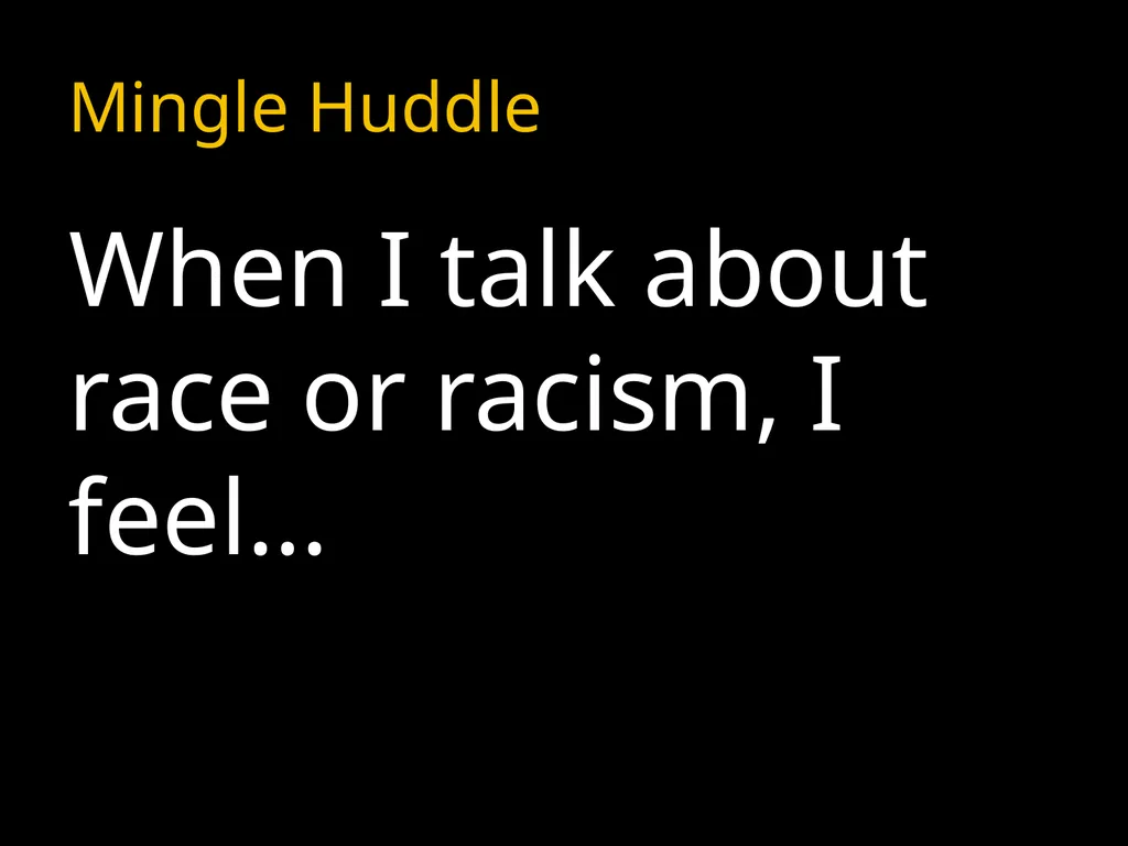Welcome to: Building Anti-Racist Schools: Talking - slide 5 of 26