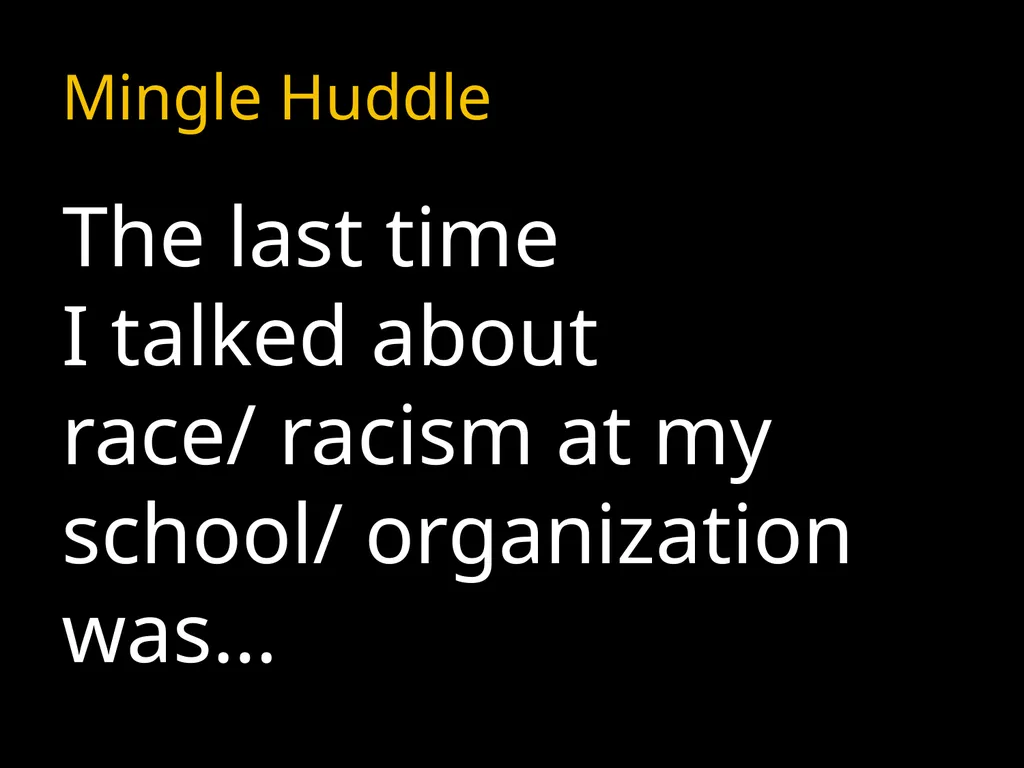 Welcome to: Building Anti-Racist Schools: Talking - slide 6 of 26