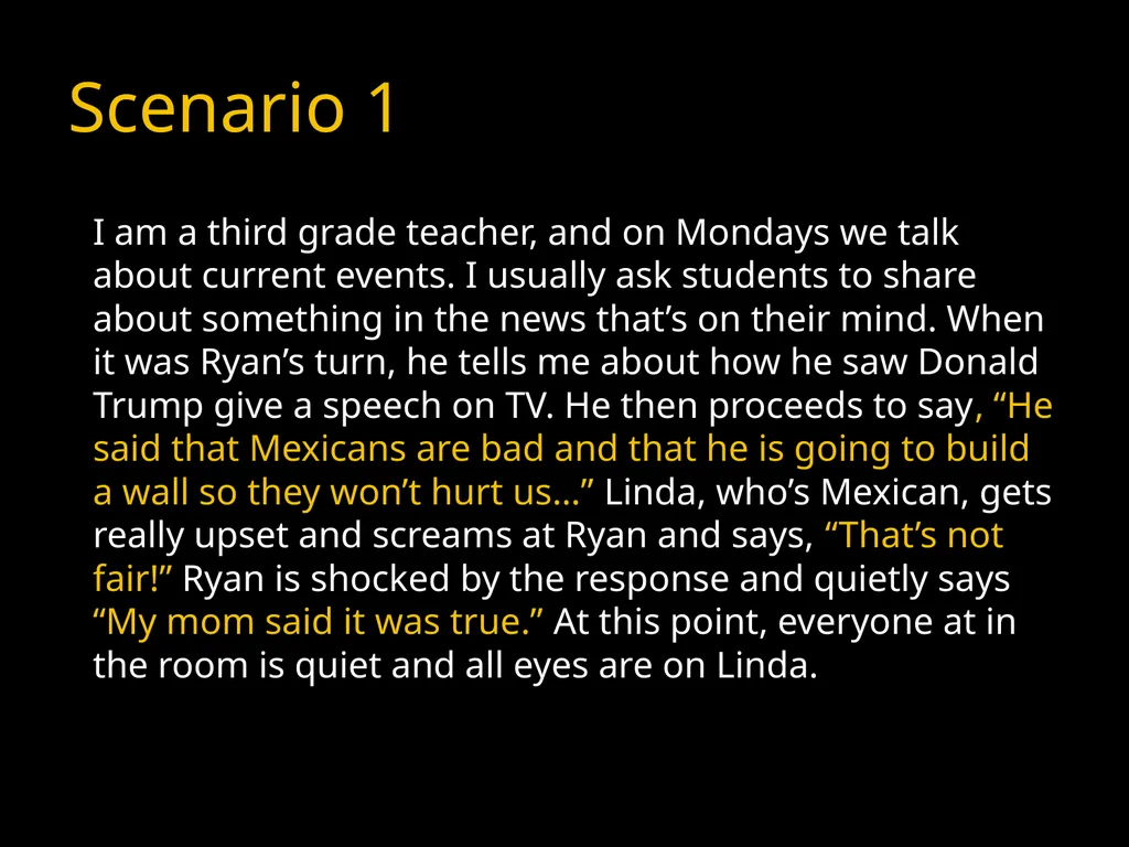 Welcome to: Building Anti-Racist Schools: Talking - slide 21 of 26