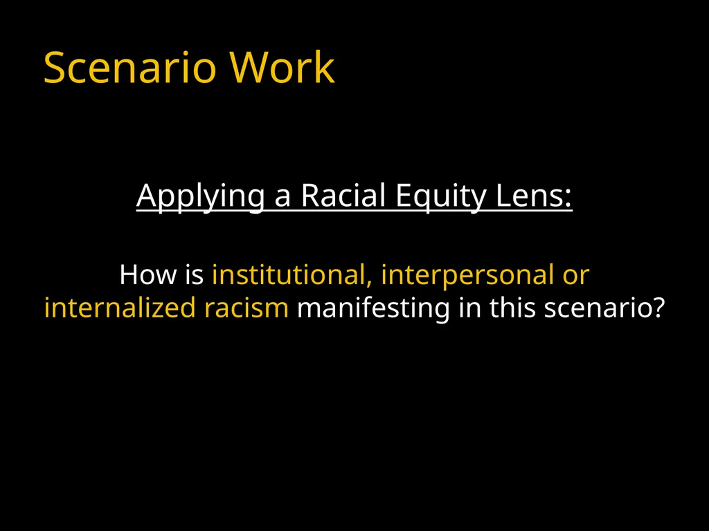 Welcome to: Building Anti-Racist Schools: Talking - slide 20 of 26