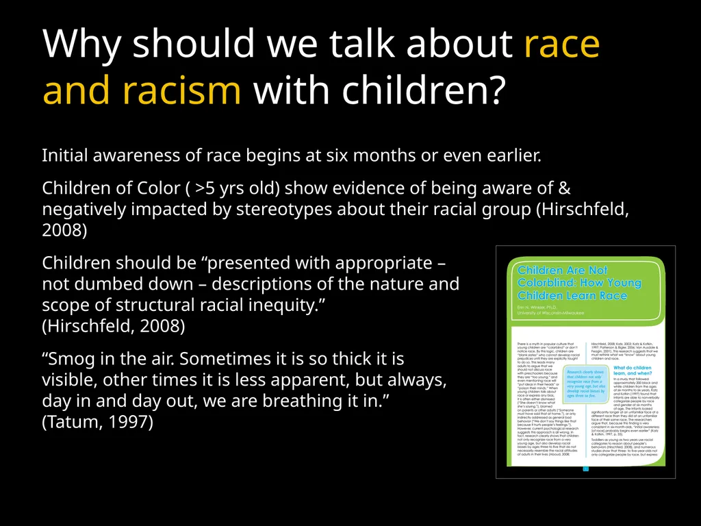 Welcome to: Building Anti-Racist Schools: Talking - slide 8 of 26