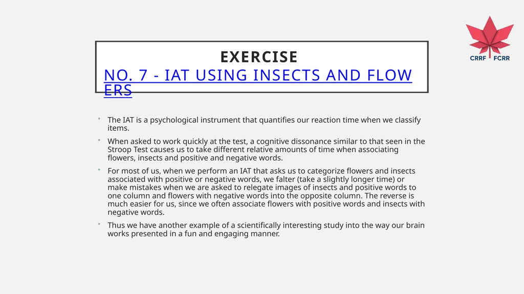 UNDERSTANDING HOW THE BRAIN DEVELOPS BIAS CRRF - slide 48 of 72