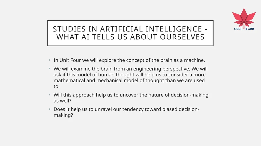 UNDERSTANDING HOW THE BRAIN DEVELOPS BIAS CRRF - slide 33 of 72