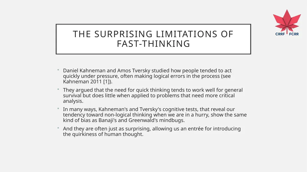 UNDERSTANDING HOW THE BRAIN DEVELOPS BIAS CRRF - slide 27 of 72