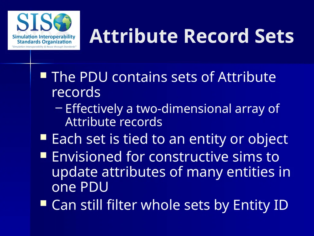 Distributed Interactive Simulation (DIS) 201 Bob - slide 17 of 38
