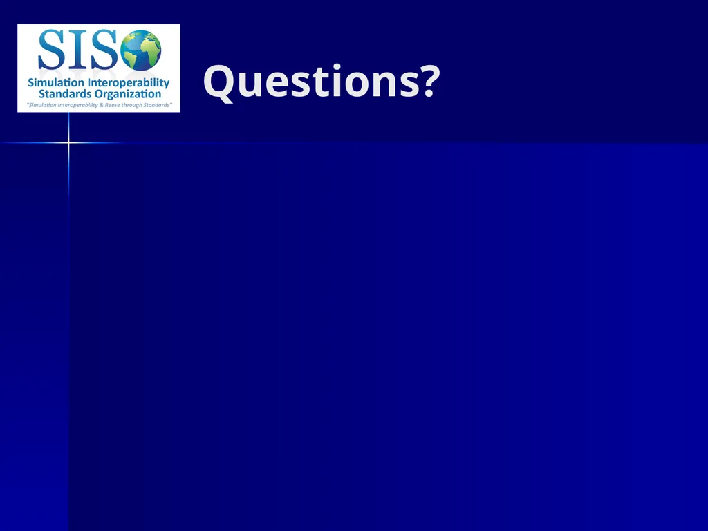 Distributed Interactive Simulation (DIS) 201 Bob - slide 38 of 38