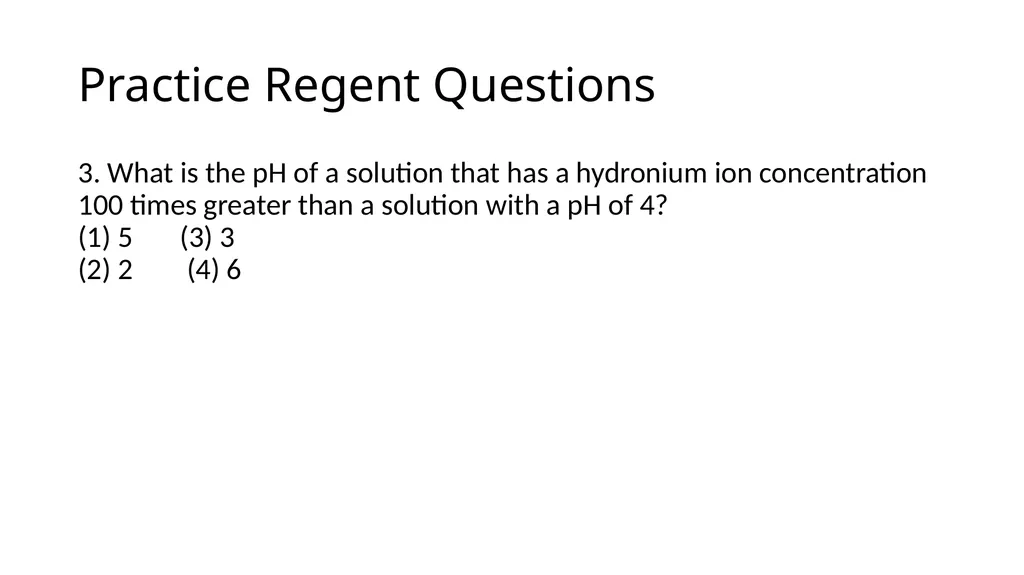 Aim: How to determine if a solution is acidic, - slide 10 of 26