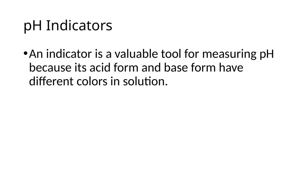 Aim: How to determine if a solution is acidic, - slide 12 of 26