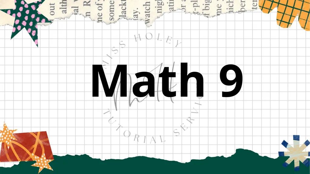 Math 9 Properties of Parallelograms Properties of - slide 1 of 11
