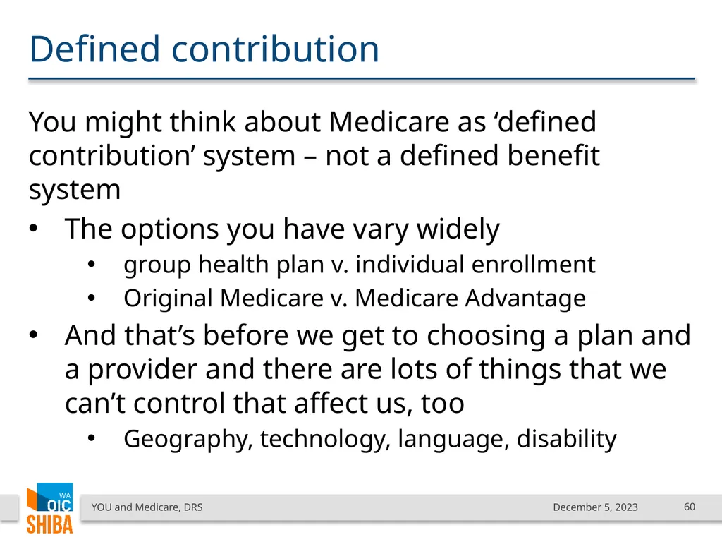 You & Medicare December 2023 SHIBA Program Manager - slide 60 of 68