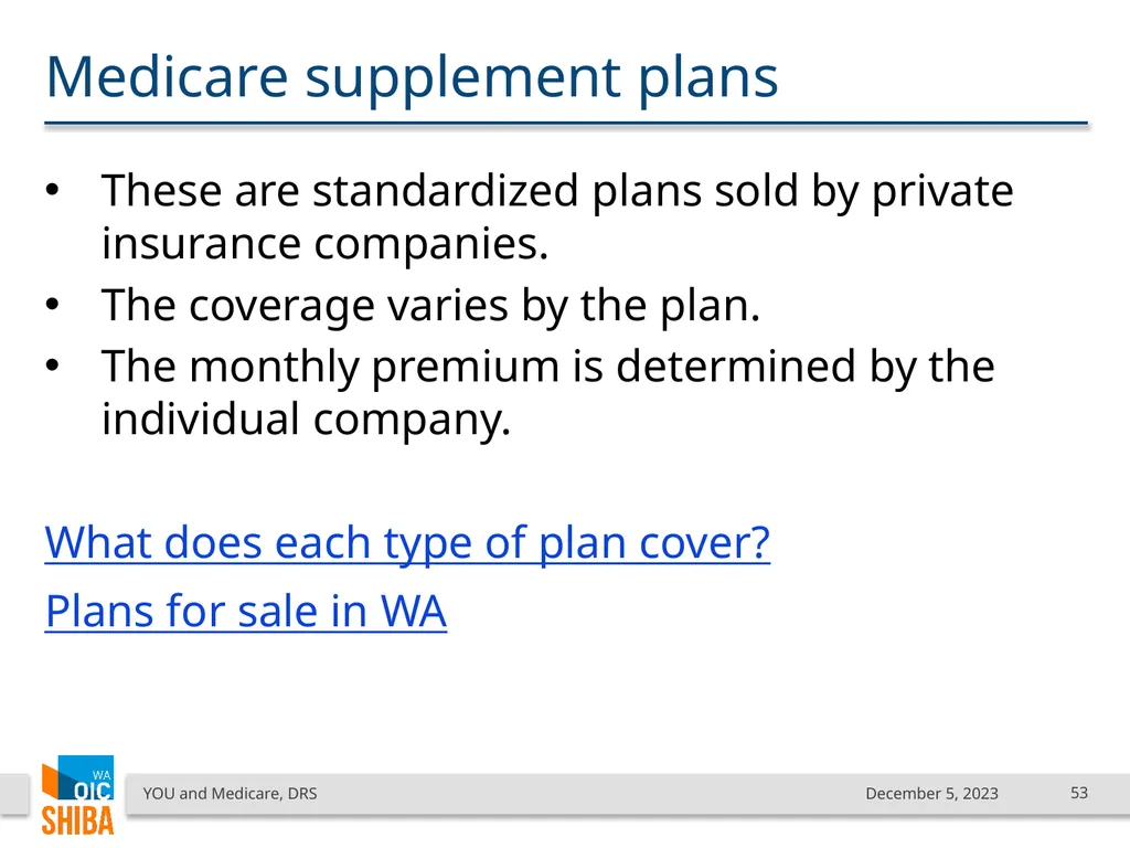 You & Medicare December 2023 SHIBA Program Manager - slide 53 of 68