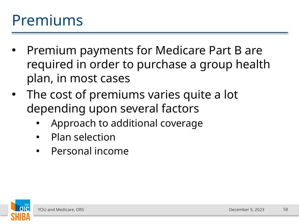 You & Medicare December 2023 SHIBA Program Manager - slide 58 of 68