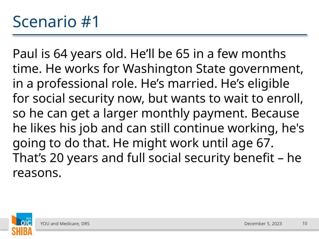 You & Medicare December 2023 SHIBA Program Manager - slide 10 of 68