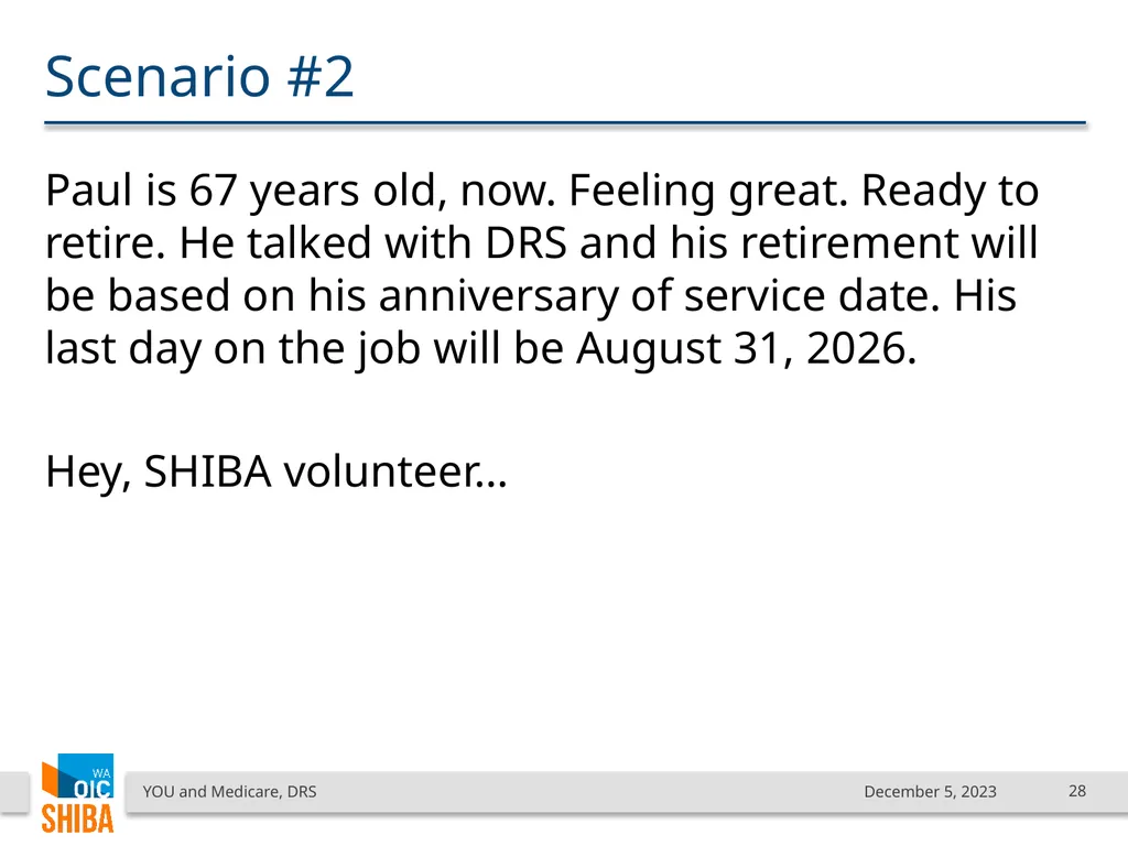 You & Medicare December 2023 SHIBA Program Manager - slide 28 of 68