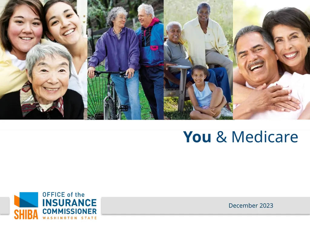 You & Medicare December 2023 SHIBA Program Manager - slide 1 of 68