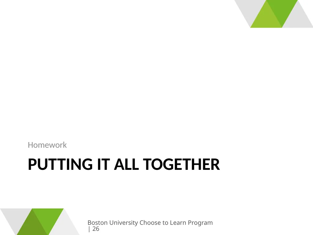Growing & Learning Boston University Choose to - slide 26 of 26