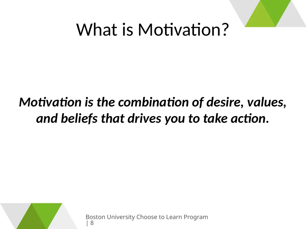 Growing & Learning Boston University Choose to - slide 8 of 26