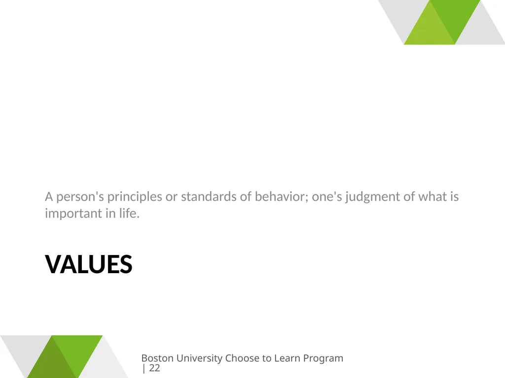 Growing & Learning Boston University Choose to - slide 22 of 26