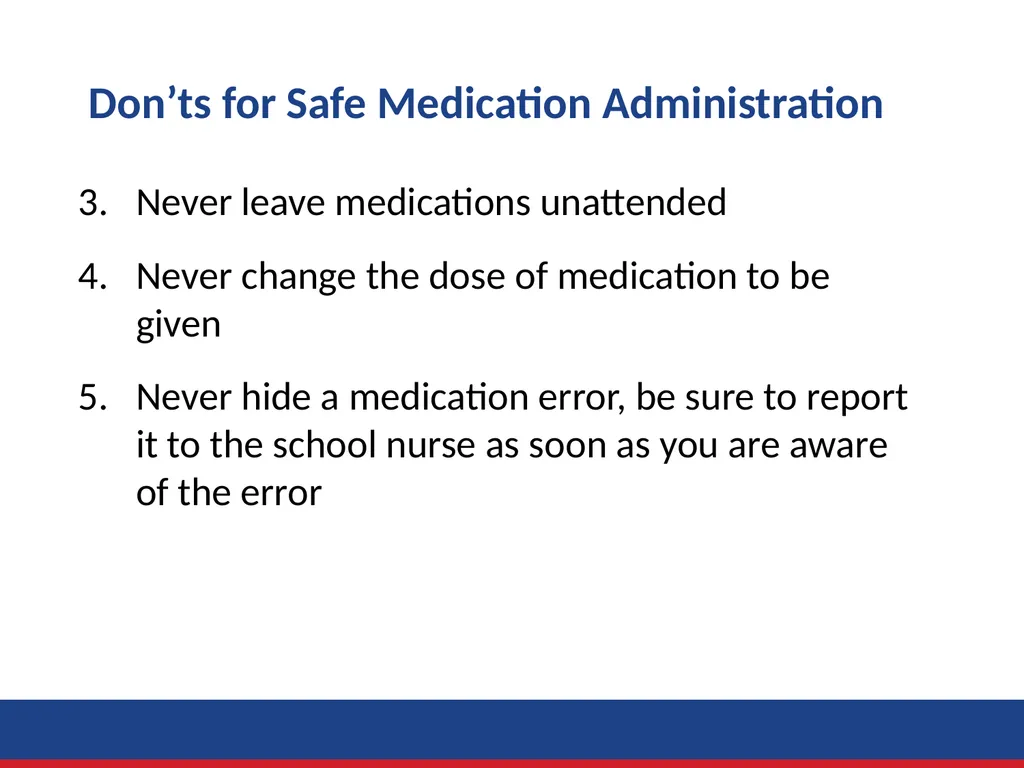 Administration of Medication by Delegation Role - slide 37 of 45