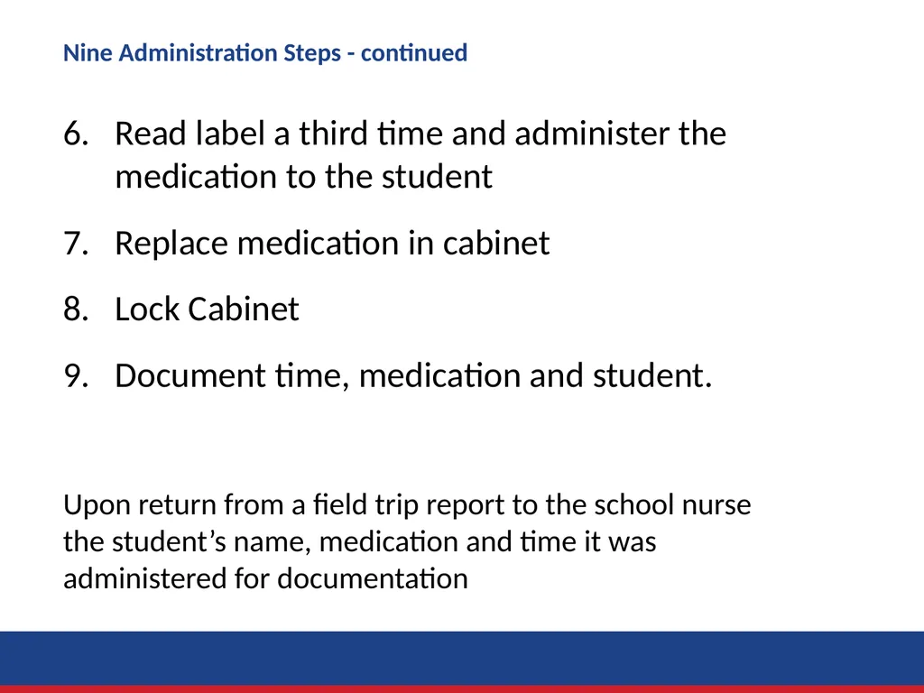 Administration of Medication by Delegation Role - slide 35 of 45