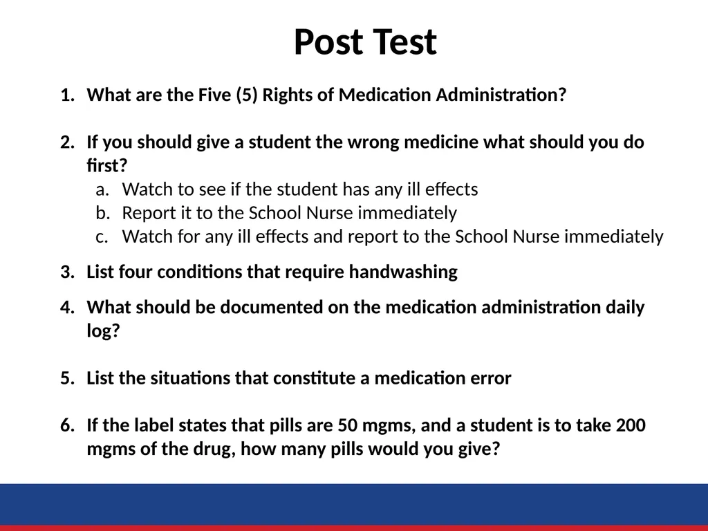 Administration of Medication by Delegation Role - slide 40 of 45