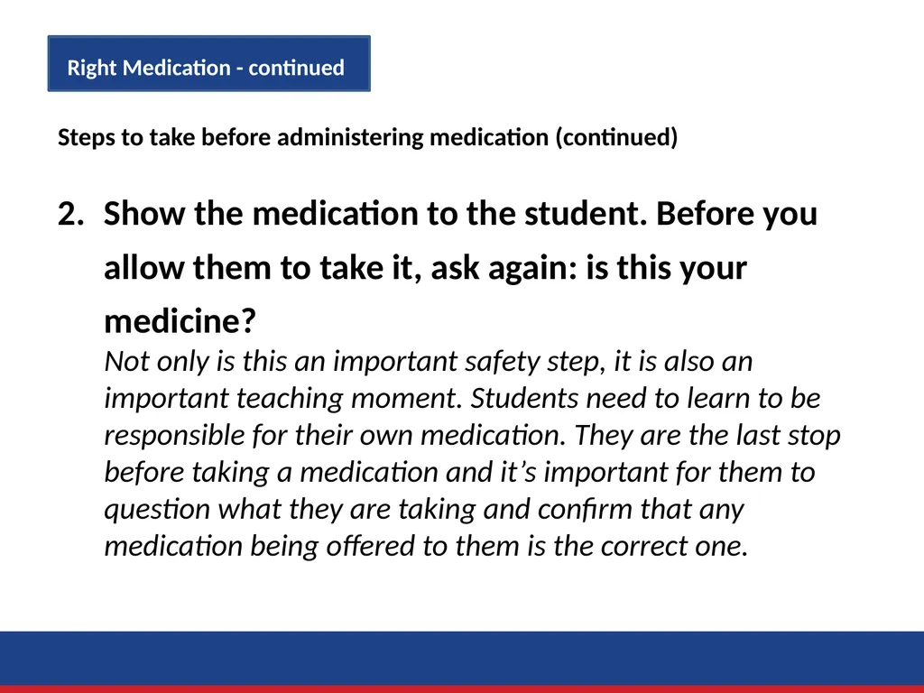 Administration of Medication by Delegation Role - slide 19 of 45