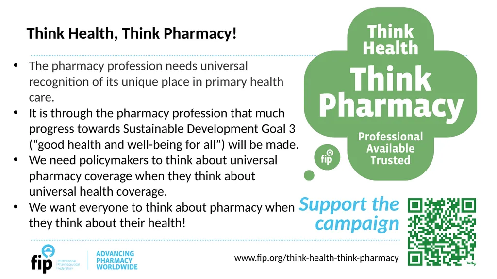 Pharmacists are healthcare professionals Key facts - slide 7 of 8