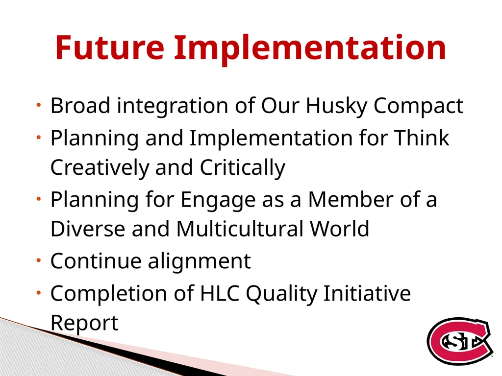 Adding Flame to Kindling: Transforming Campus - slide 25 of 28