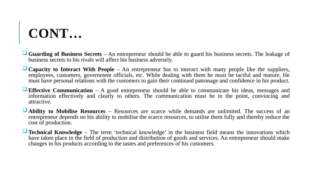Business Intelligence & Entrepreneurship By: - slide 35 of 42