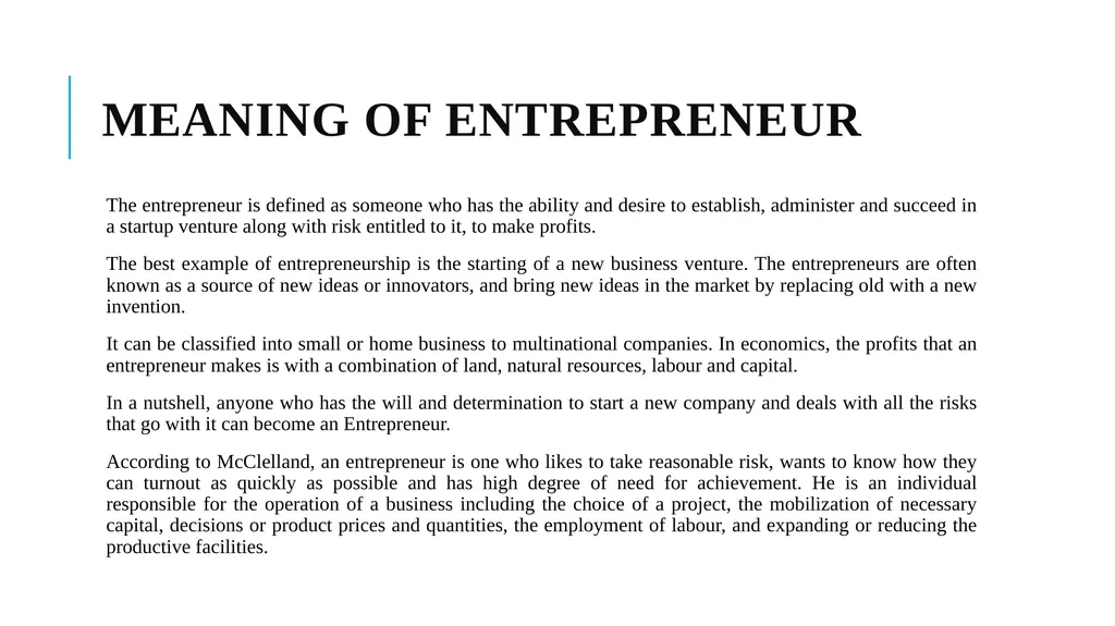 Business Intelligence & Entrepreneurship By: - slide 8 of 42