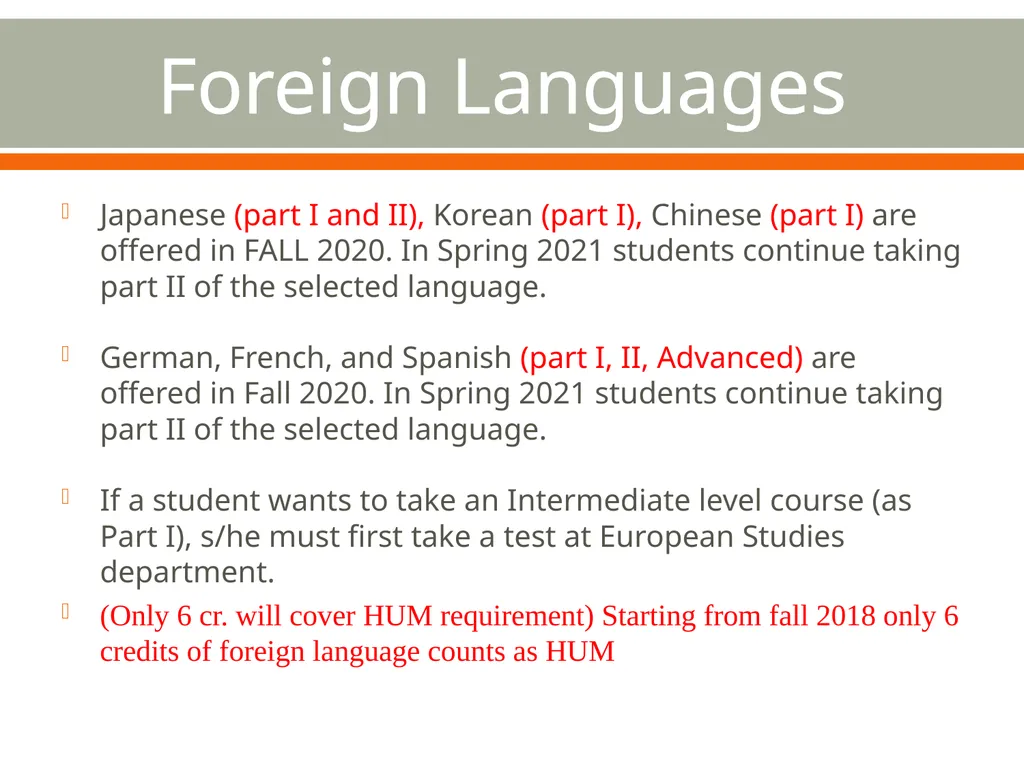 REMOTE Registration for Fall 2020 April 20th – - slide 21 of 34
