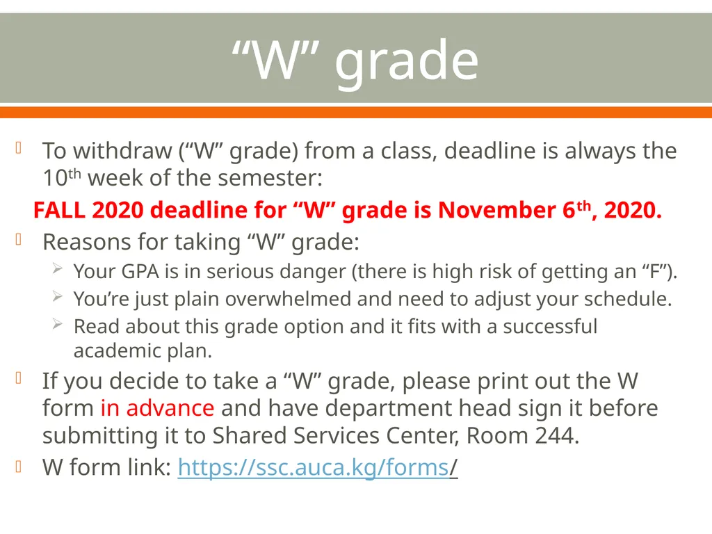 REMOTE Registration for Fall 2020 April 20th – - slide 29 of 34