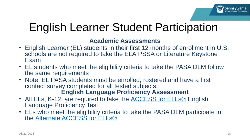 PASA Getting Ready: What Special Education - slide 28 of 48
