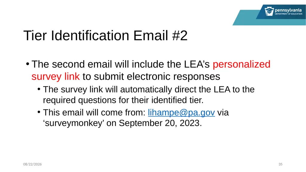 PASA Getting Ready: What Special Education - slide 35 of 48