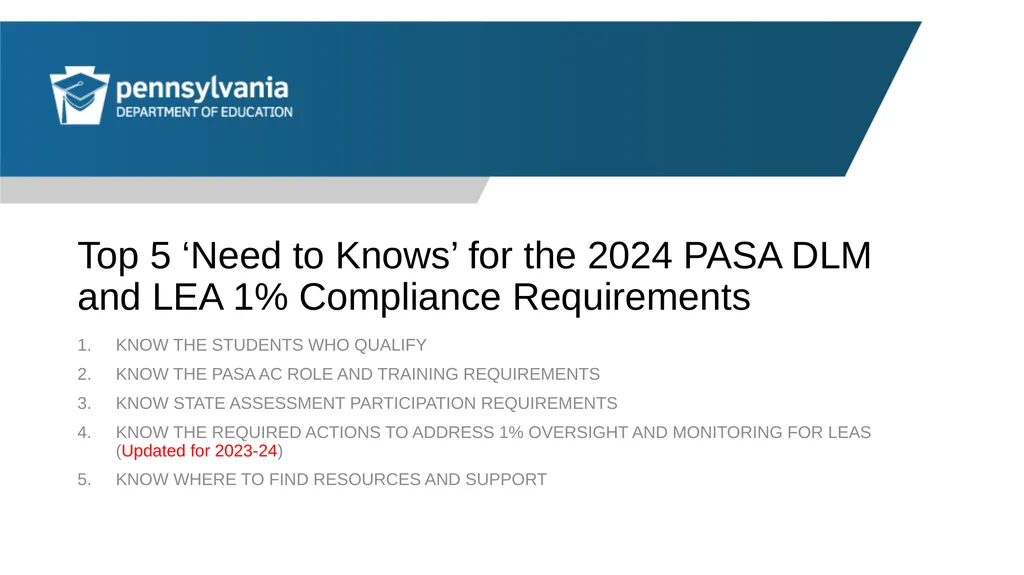 PASA Getting Ready: What Special Education - slide 3 of 48
