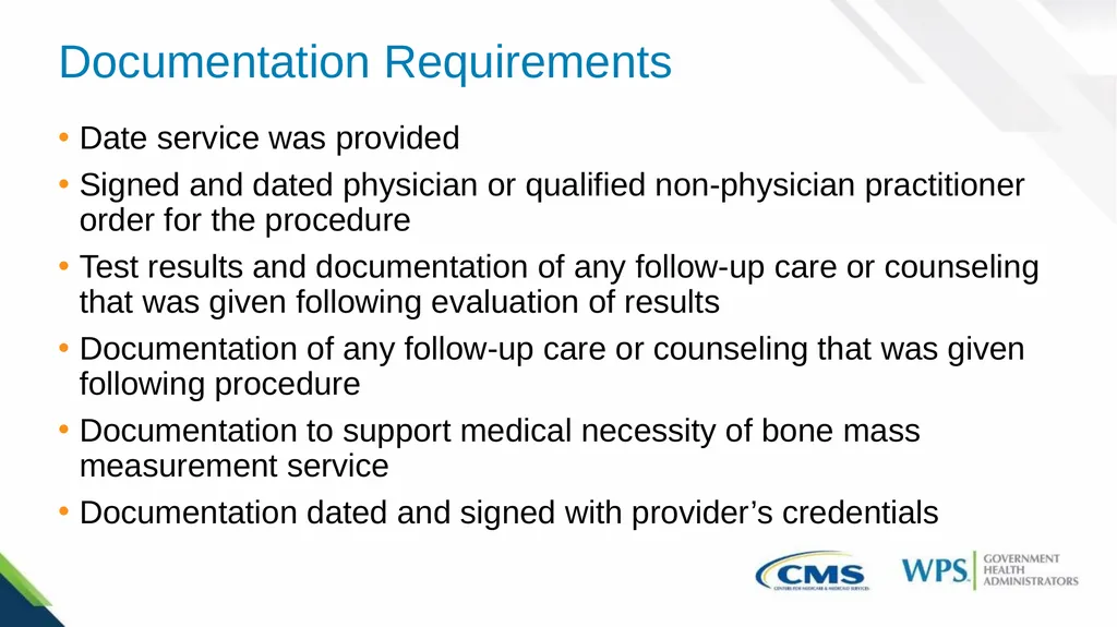 Medicare Preventive Services for Bone Mass - slide 26 of 32