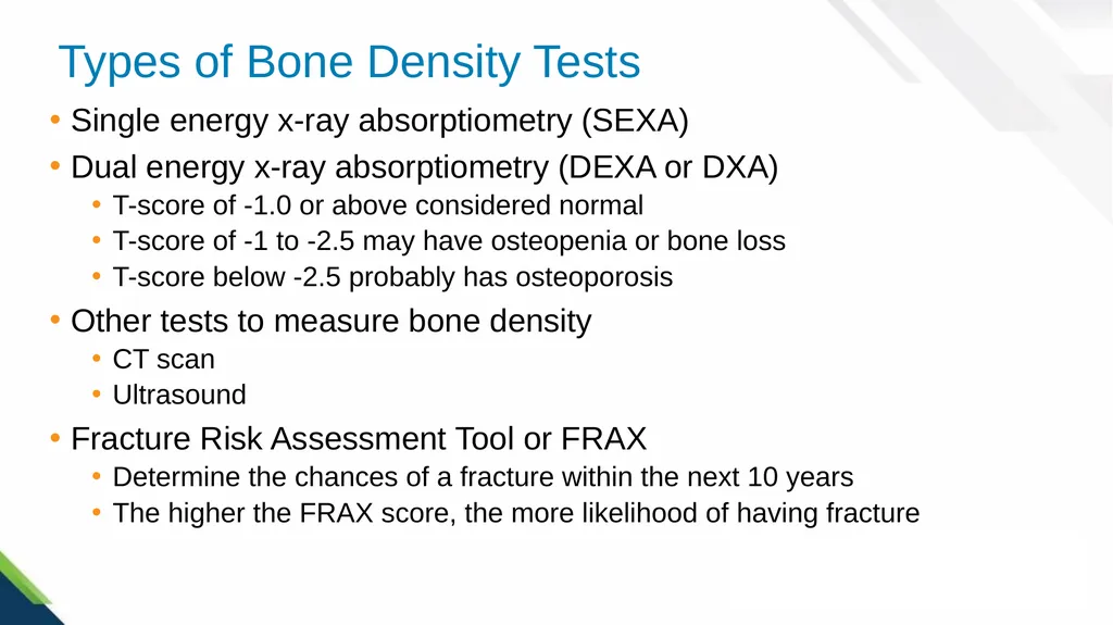 Medicare Preventive Services for Bone Mass - slide 11 of 32