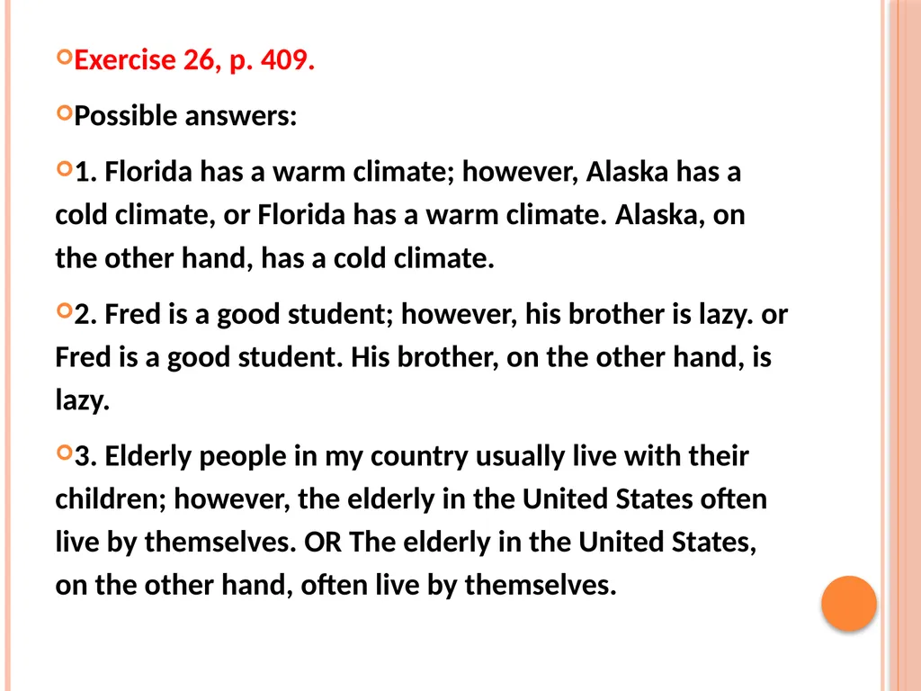 Connectives That Express Cause and Effect, - slide 38 of 45