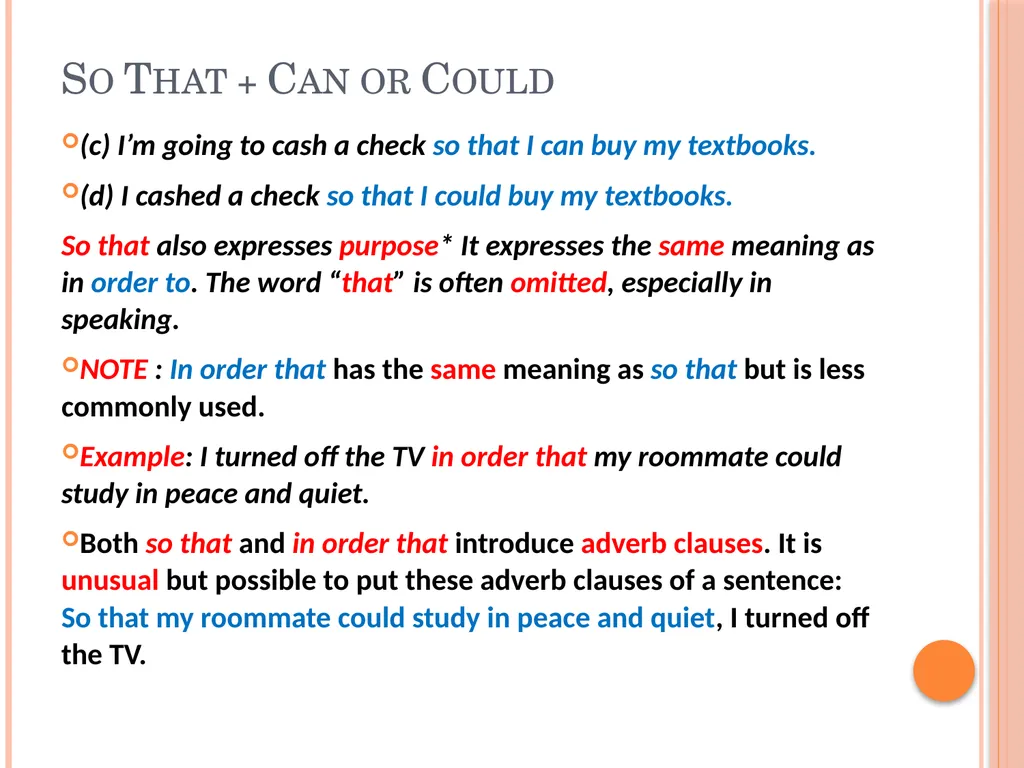 Connectives That Express Cause and Effect, - slide 26 of 45