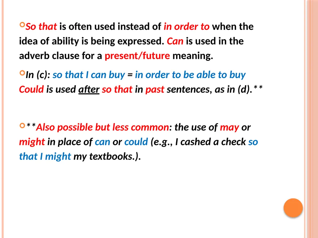 Connectives That Express Cause and Effect, - slide 27 of 45