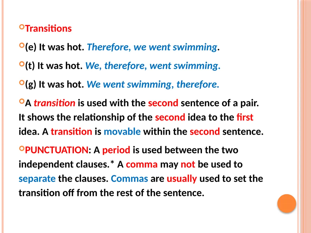 Connectives That Express Cause and Effect, - slide 13 of 45