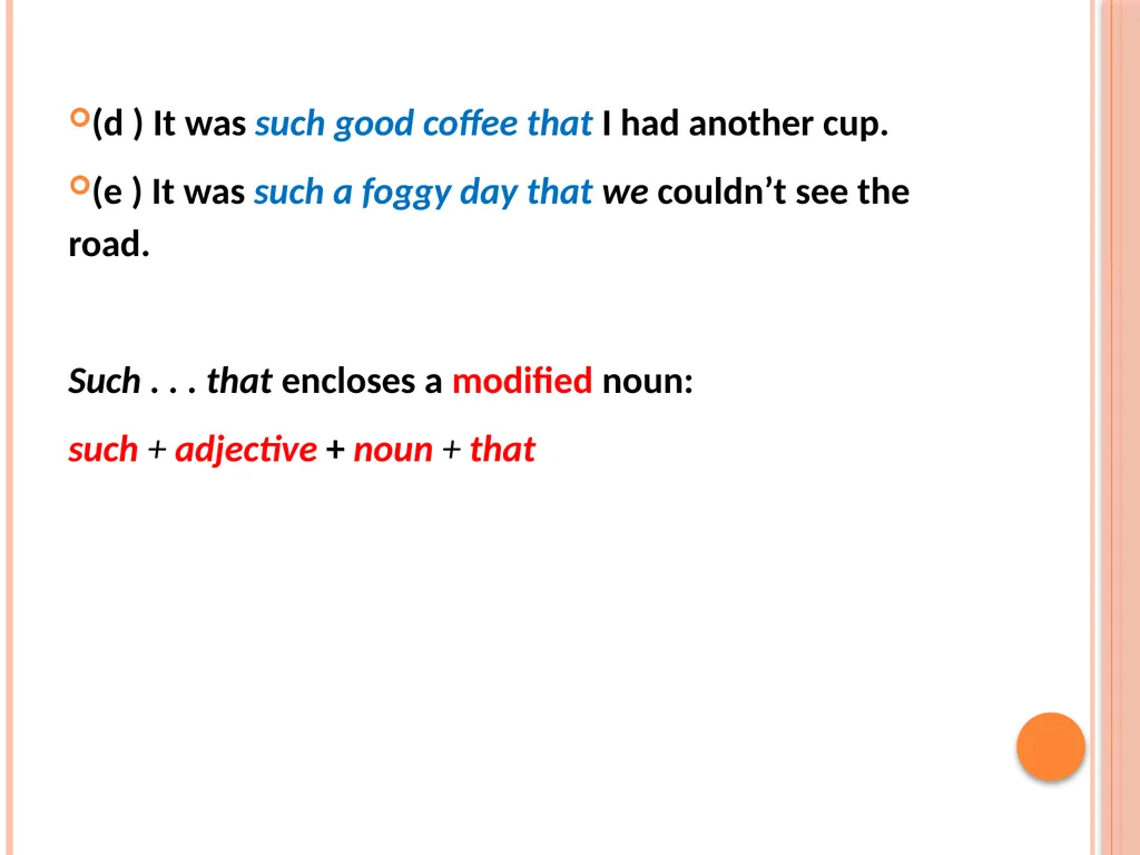 Connectives That Express Cause and Effect, - slide 20 of 45
